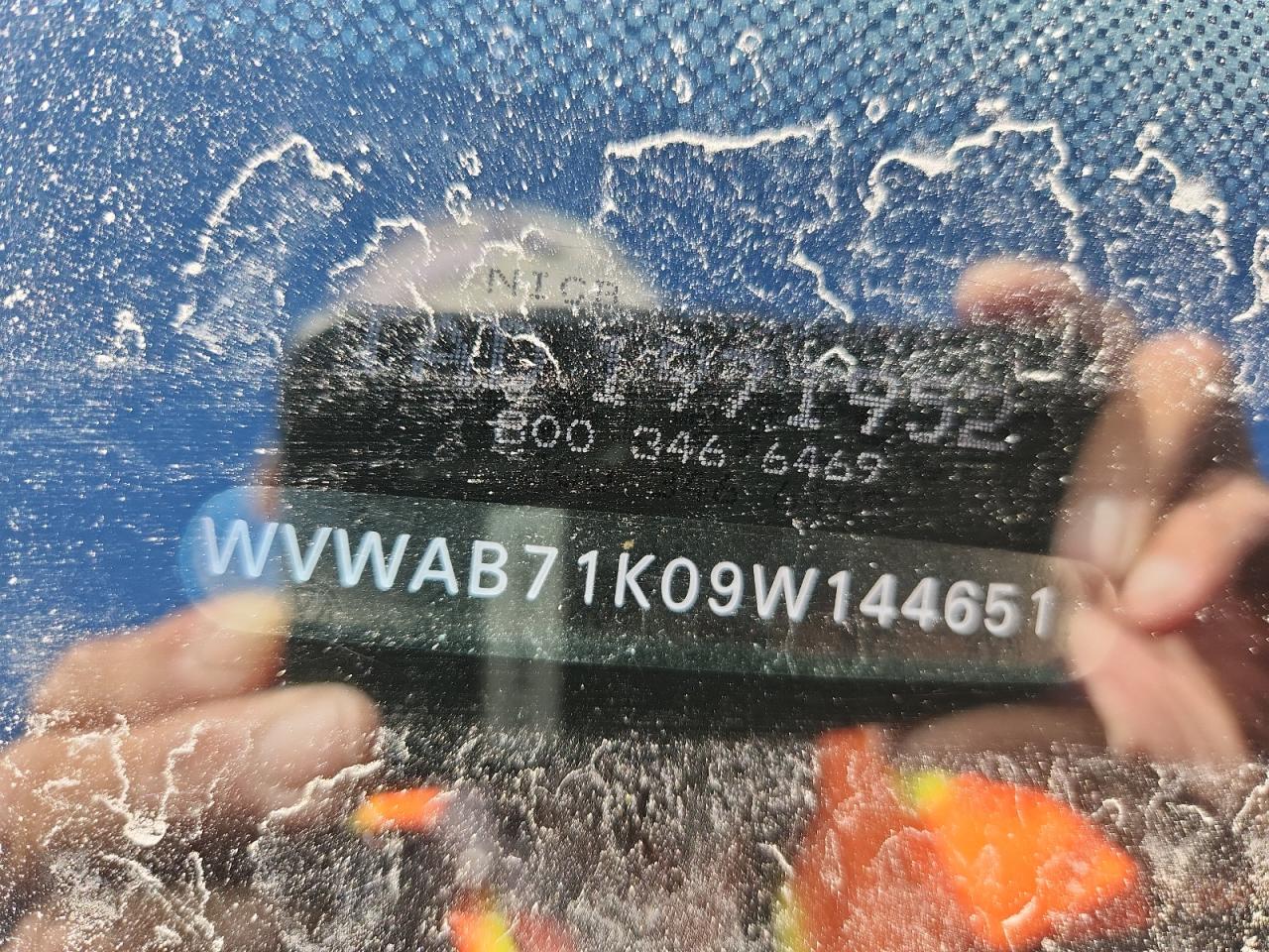 2009 Volkswagen Rabbit VIN: WVWAB71K09W144651 Lot: 86142305