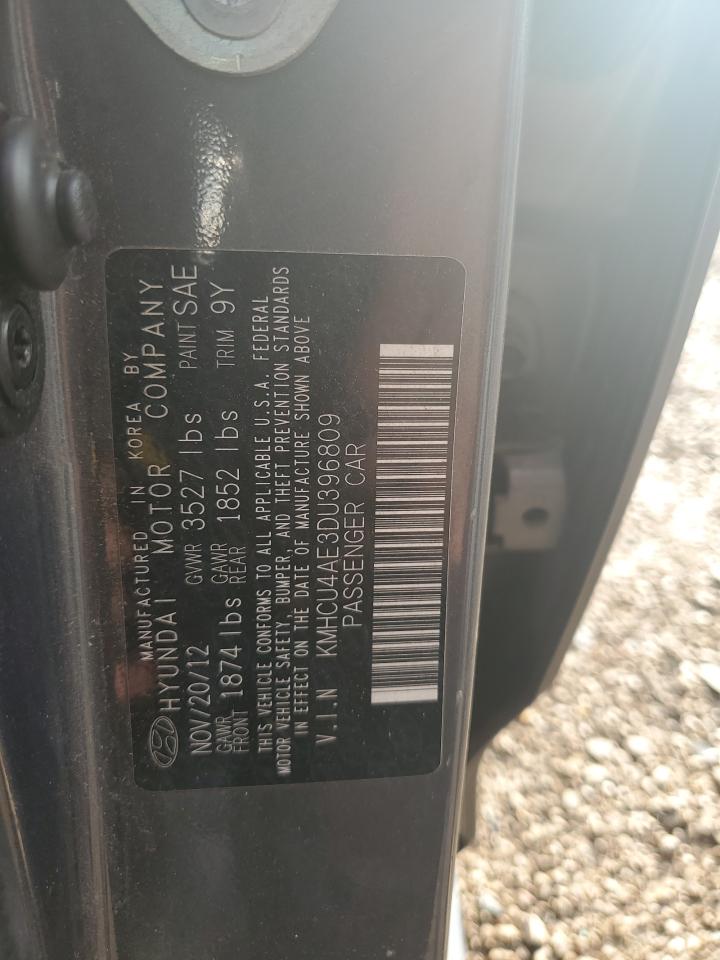 2013 Hyundai Accent Gls VIN: KMHCU4AE3DU396809 Lot: 82757075