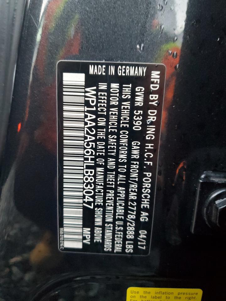 2017 Porsche Macan VIN: WP1AA2A56HLB83047 Lot: 90276565