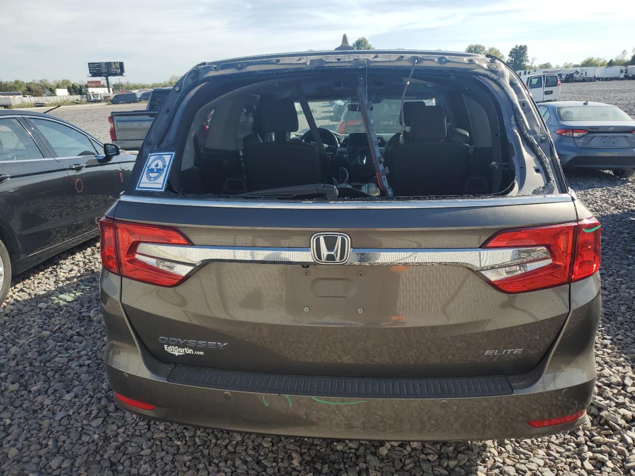 2019 Honda Odyssey Elite VIN: 5FNRL6H93KB020798 Lot: 81988815