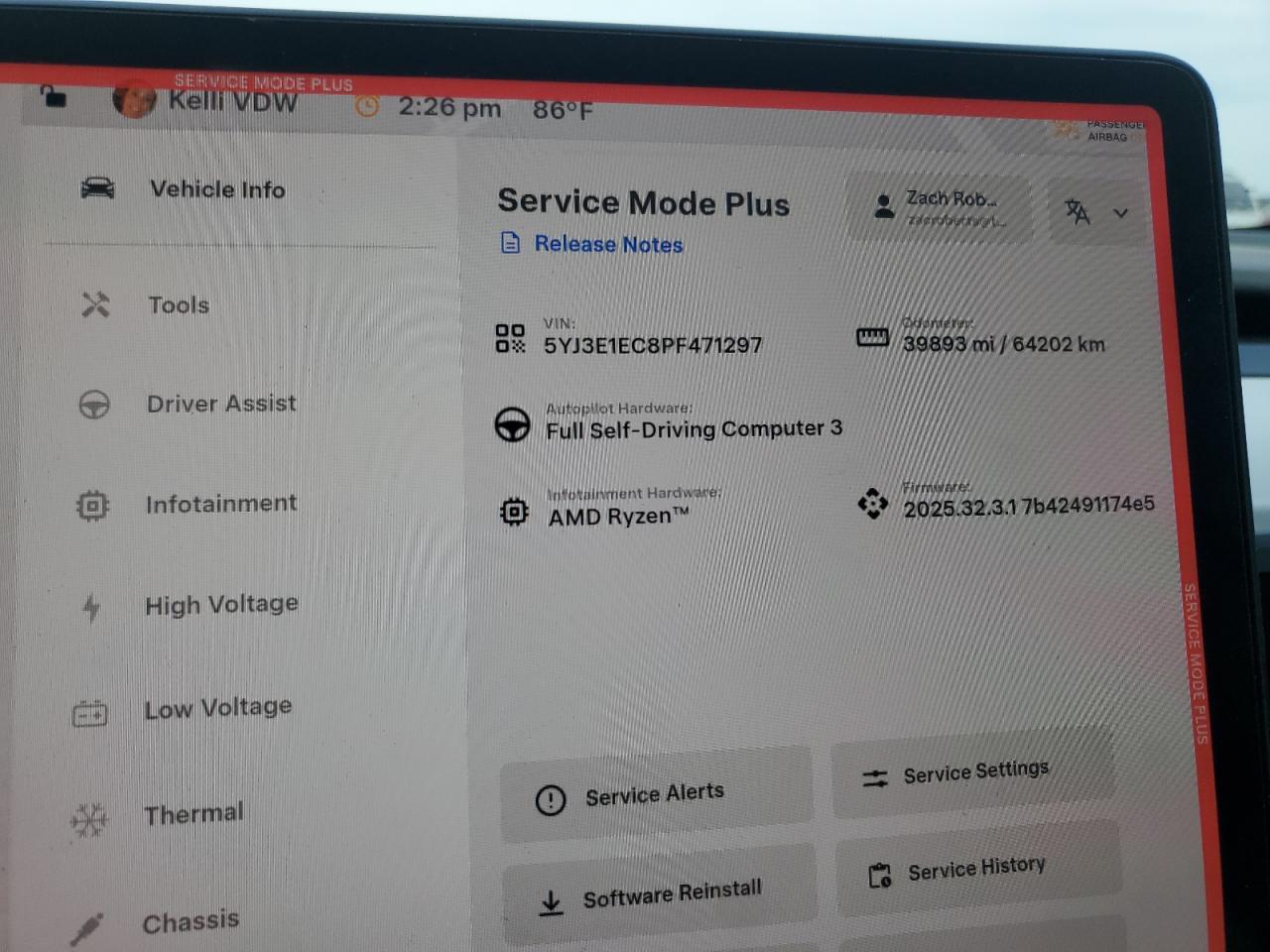 2023 Tesla Model 3 VIN: 5YJ3E1EC8PF471297 Lot: 85112635