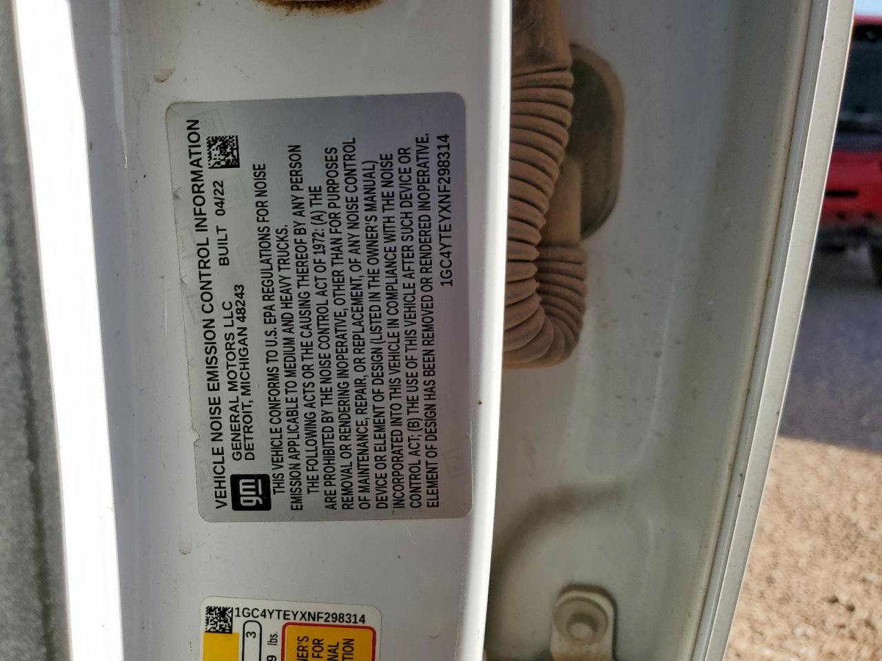 2022 Chevrolet Silverado K3500 Lt VIN: 1GC4YTEYXNF298314 Lot: 86172975