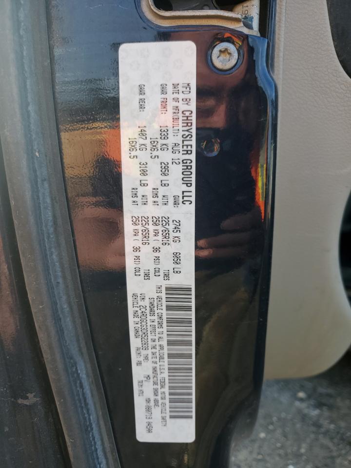 2013 Dodge Grand Caravan Sxt VIN: 2C4RDGCG3DR522839 Lot: 82227505