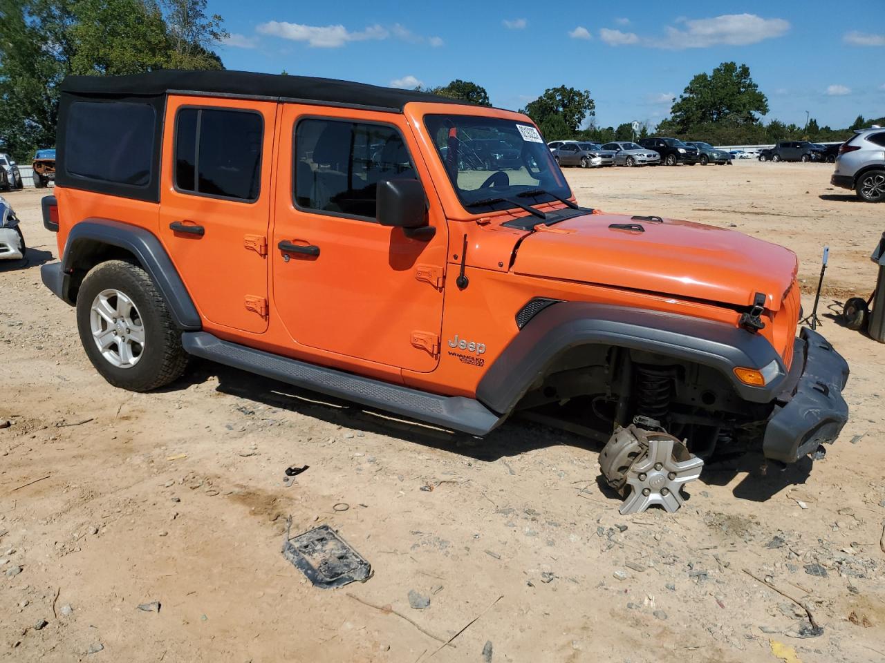 2018 Jeep Wrangler Unlimited Sport VIN: 1C4HJXDG0JW180966 Lot: 82193225