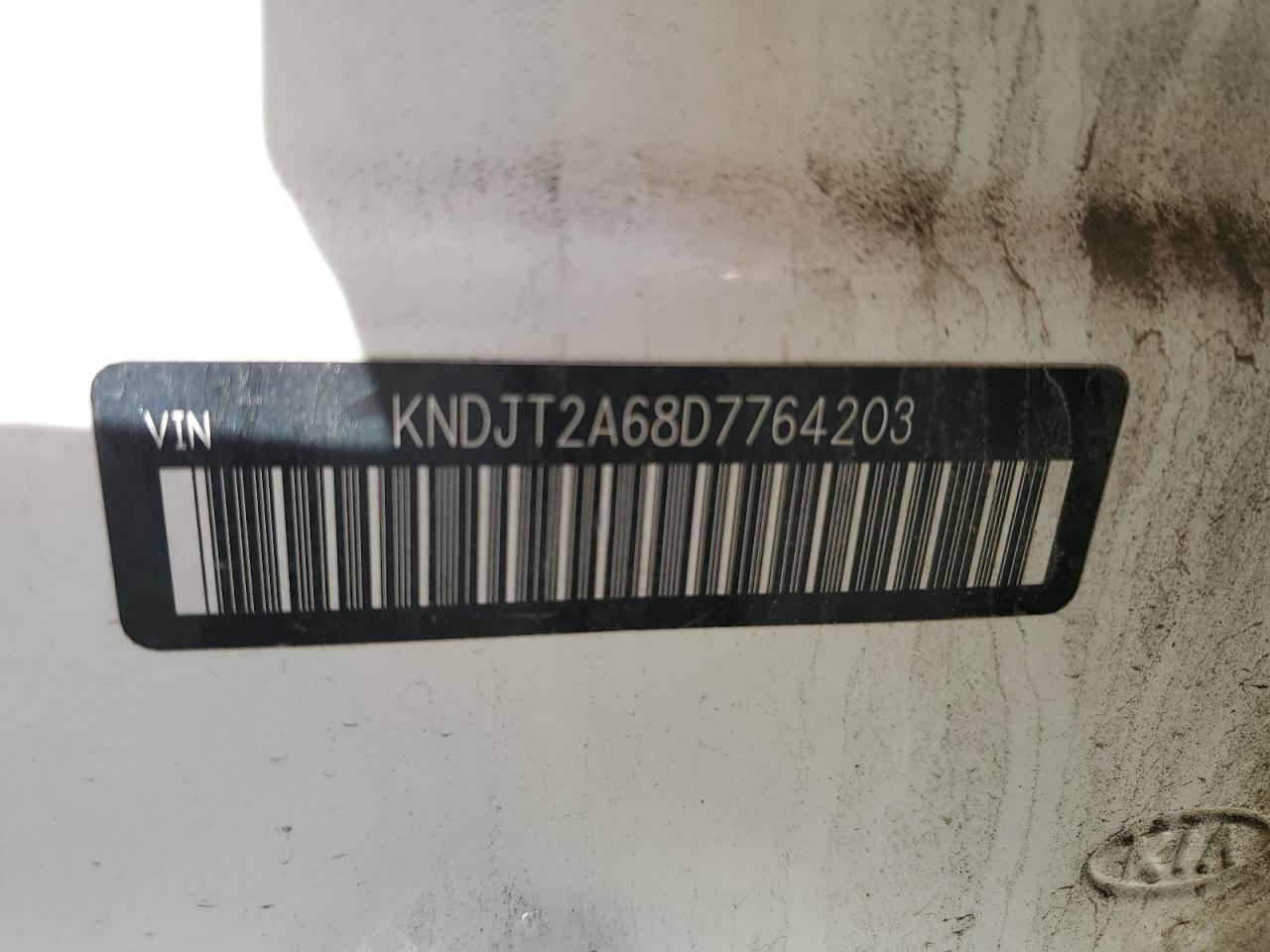 2013 Kia Soul + VIN: KNDJT2A68D7764203 Lot: 85348605