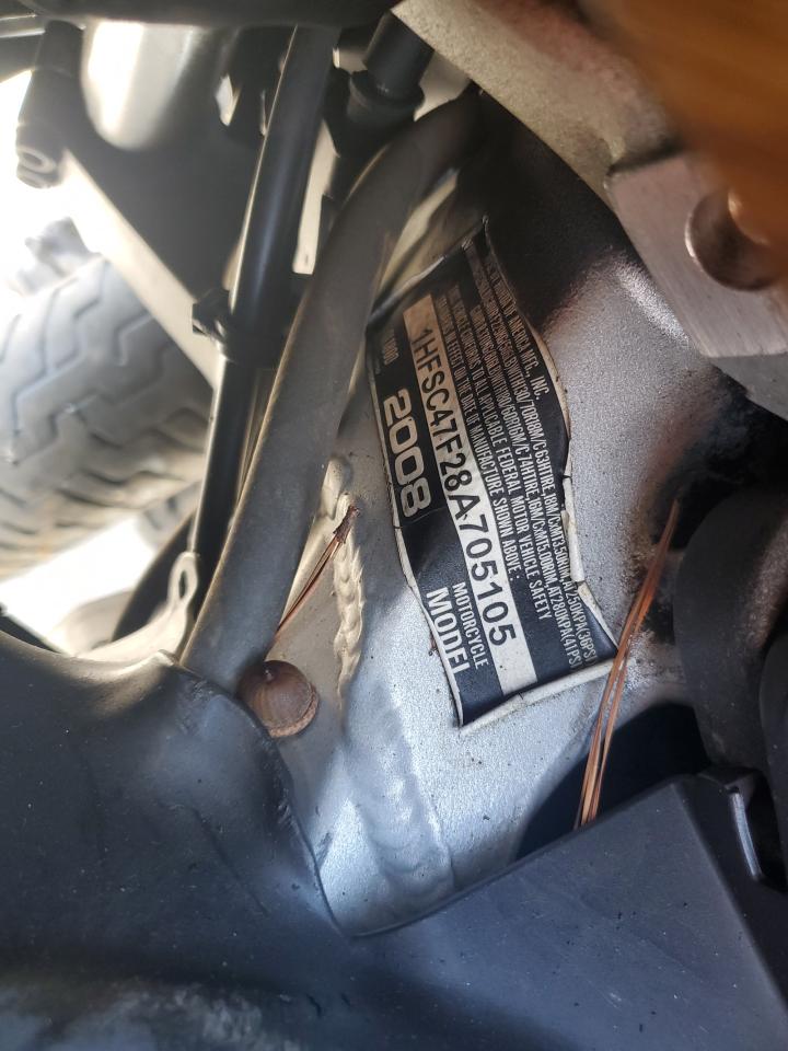 2008 Honda Gl1800 VIN: 1HFSC47F28A705105 Lot: 87264775