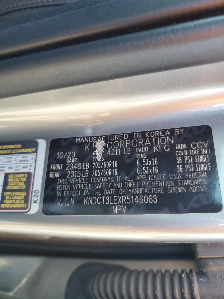 2024 Kia Niro Sx VIN: KNDCT3LEXR5146063 Lot: 86282125