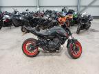 2021 YAMAHA MT-07 (MTN690)  for sale at Copart NEWBURY