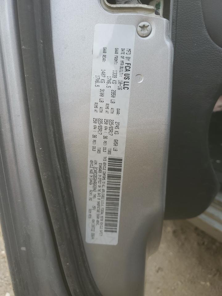 2017 Dodge Grand Caravan Se VIN: 2C4RDGBG0HR602042 Lot: 90501255