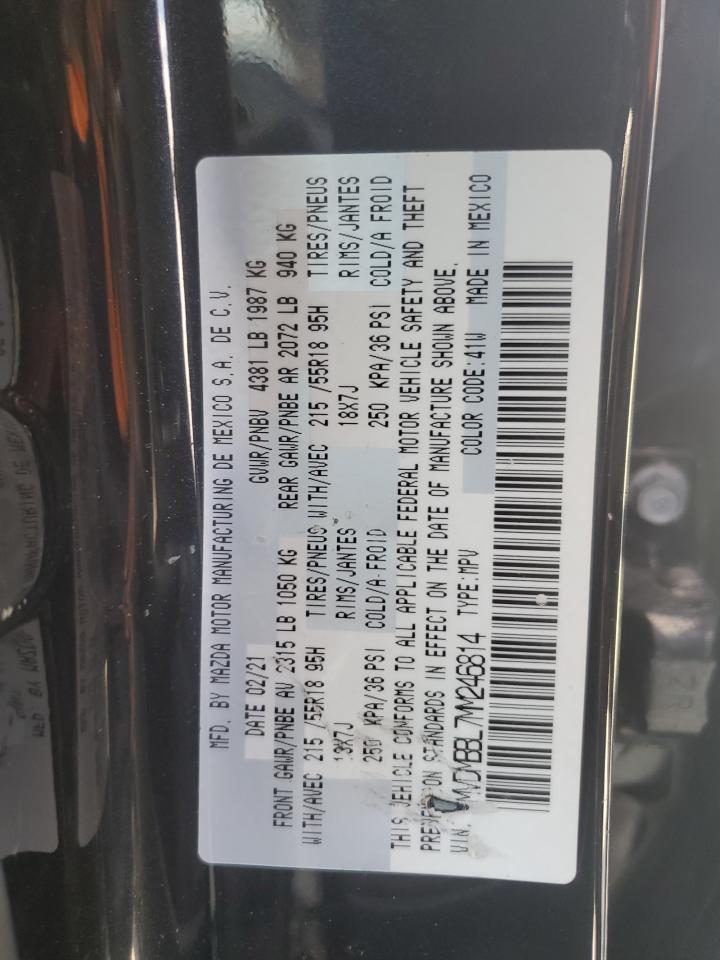 2021 Mazda Cx-30 Select VIN: 3MVDMBBL7MM246814 Lot: 82743435