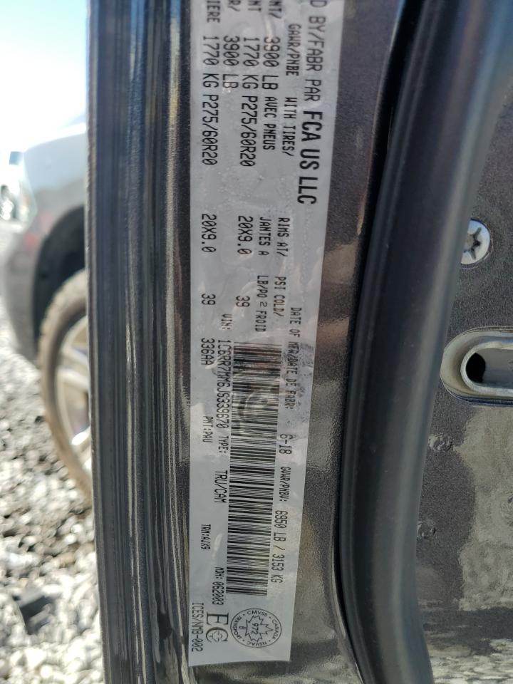 2018 Ram 1500 Sport VIN: 1C6RR7MM6JS339670 Lot: 87365995