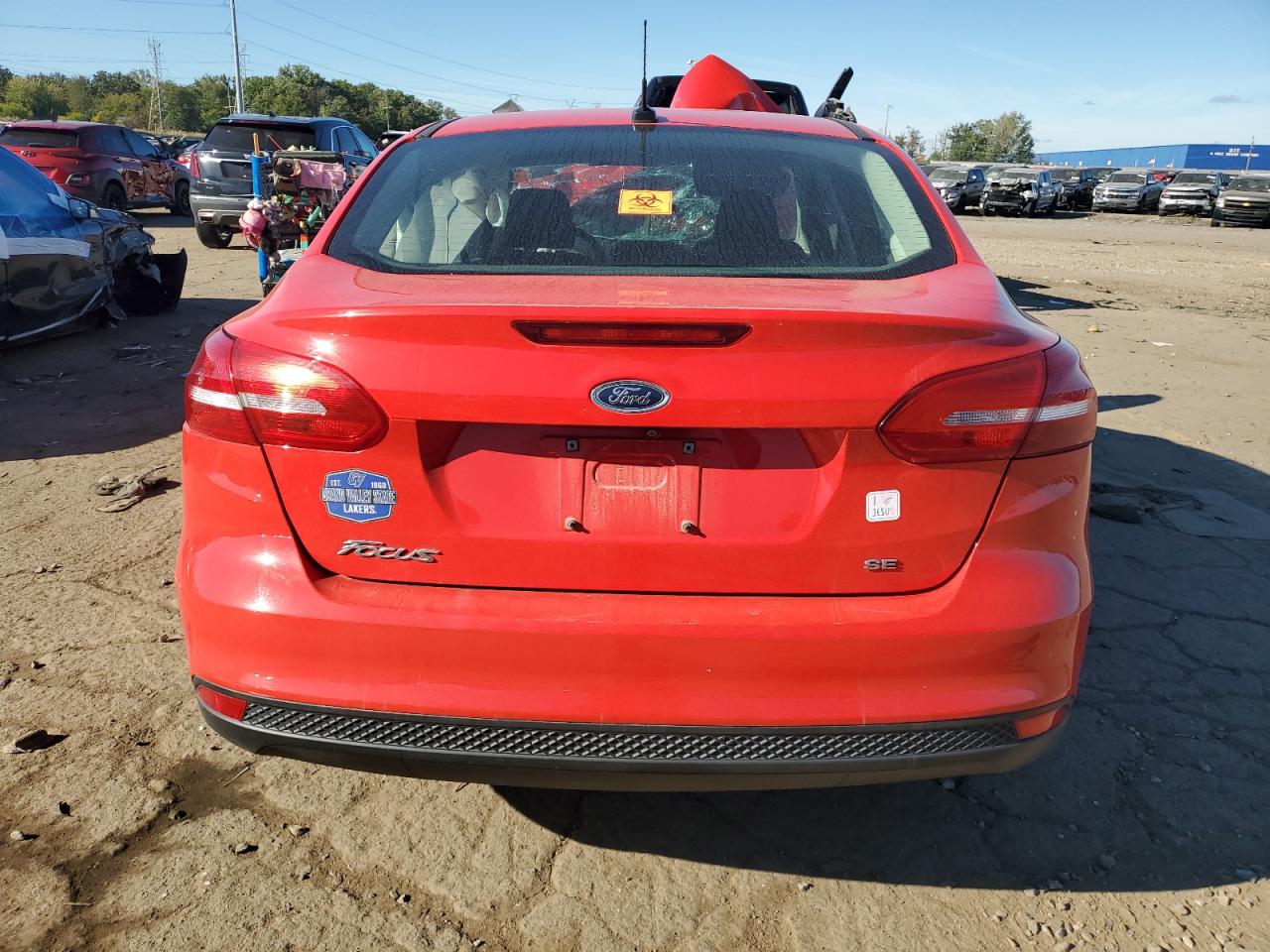 2017 Ford Focus Se VIN: 1FADP3F23HL267933 Lot: 84912475