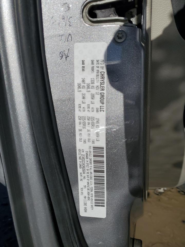 2013 Dodge Grand Cara VIN: 2C4RDGCG4DR626644 Lot: 87257695