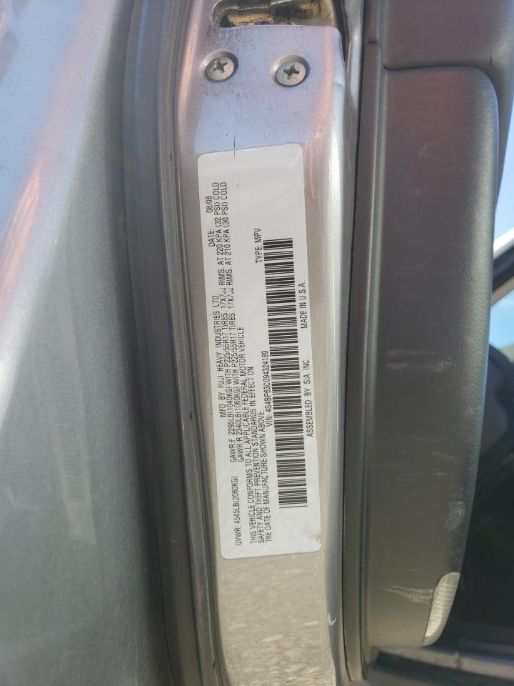2009 Subaru Outback 2.5Xt Limited VIN: 4S4BP63C094324189 Lot: 87267595