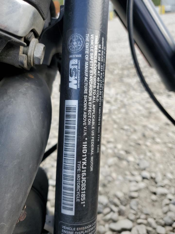 2018 Harley-Davidson Fxfb Fat Bob VIN: 1HD1YKJ16JC031851 Lot: 82672145