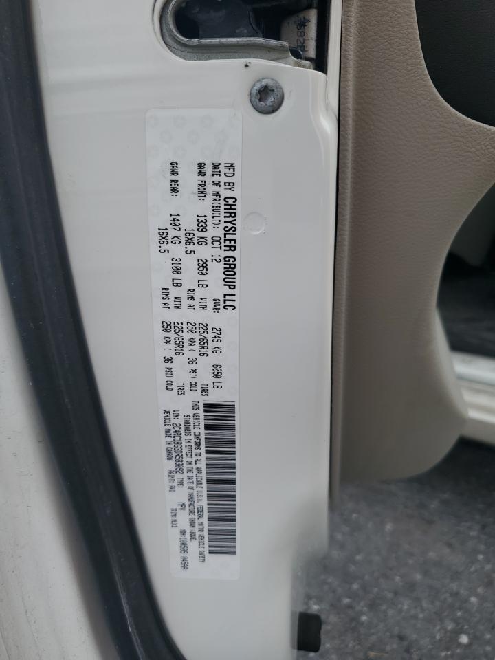 2013 Chrysler Town & Country Touring VIN: 2C4RC1BG3DR583092 Lot: 85659605