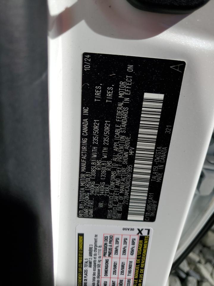 2024 Lexus Rx 350 Base VIN: 2T2BAMCA0RC087995 Lot: 84790445