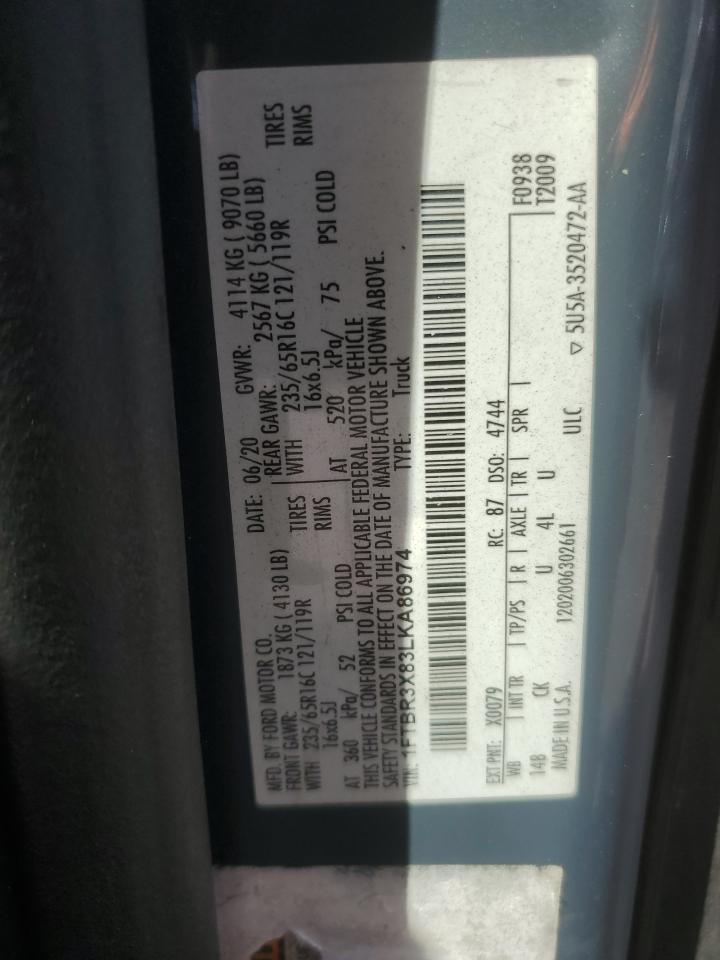 Фото: 1FTBR3X83LKA86974