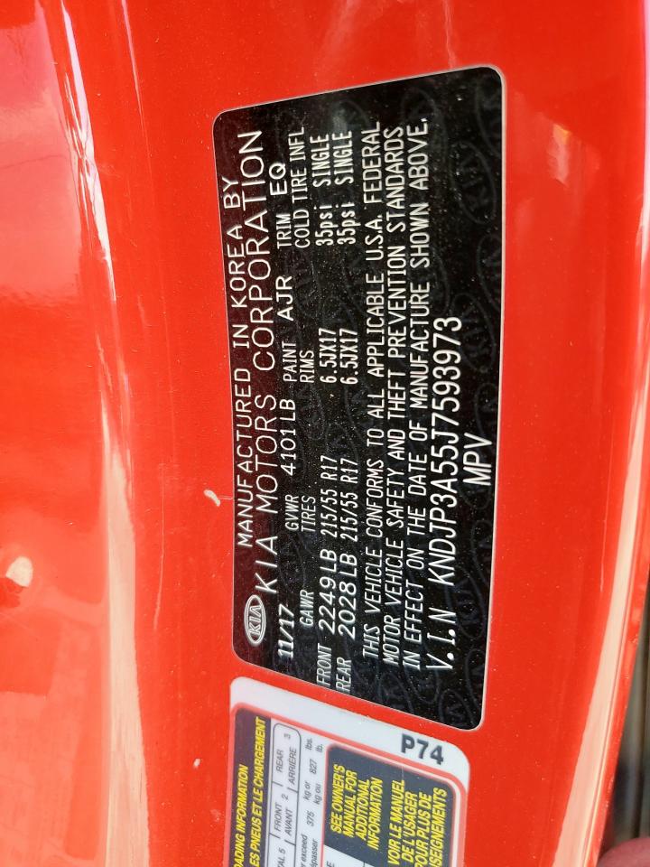 2018 Kia Soul + VIN: KNDJP3A55J7593973 Lot: 85391535