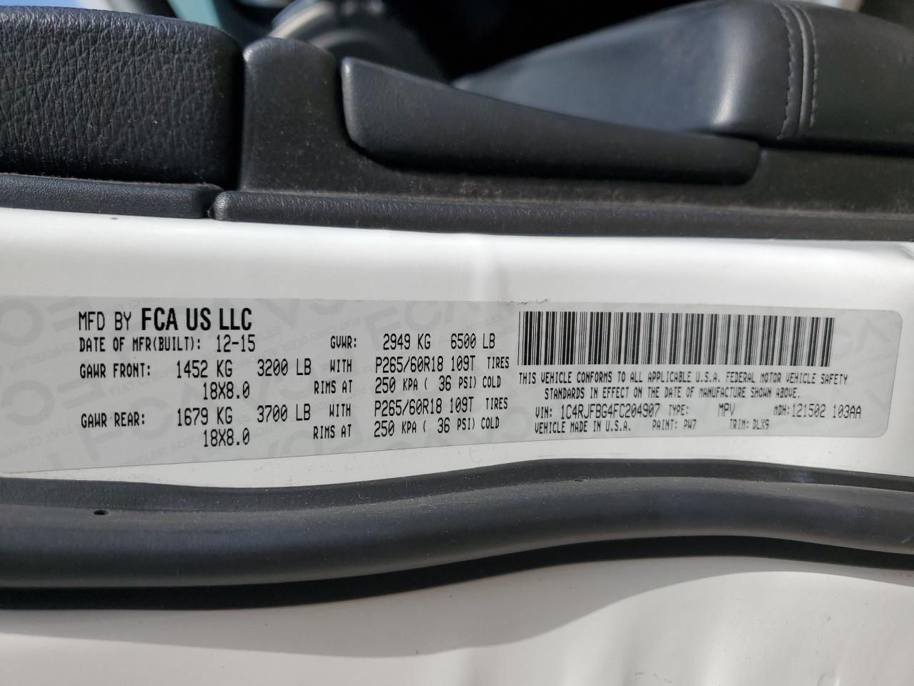 2019 Jeep Grand Cherokee Laredo VIN: 1C4RJFAG2KC816387 Lot: 82210195