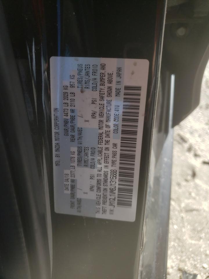 2018 Mazda 6 Touring VIN: JM1GL1VM8J1315888 Lot: 85836725