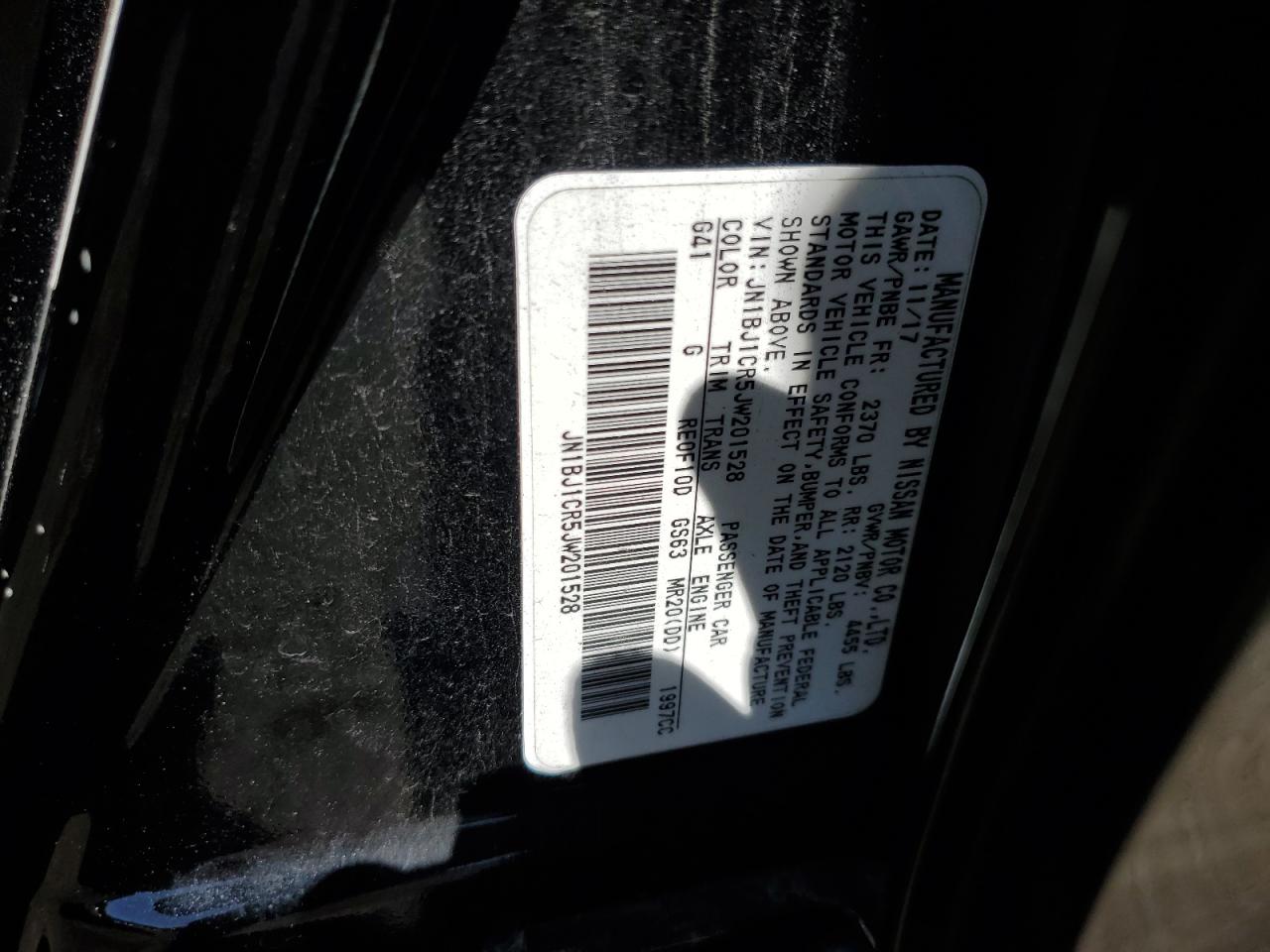 2018 Nissan Rogue Sport S VIN: JN1BJ1CR5JW201528 Lot: 81944925