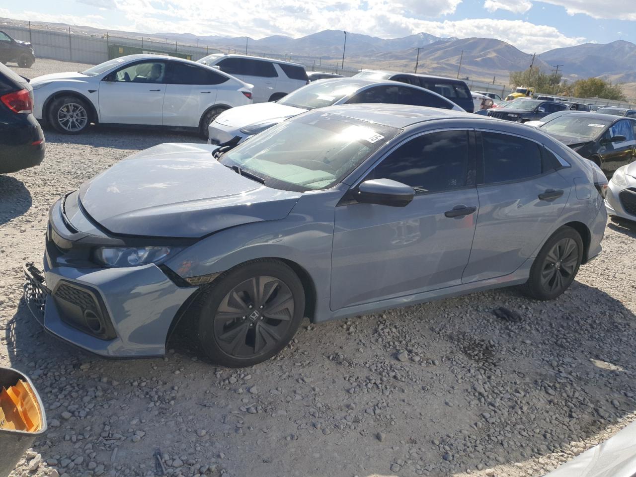 2019 Honda Civic Ex grey null gas SHHFK7H68KU203744 photo #1