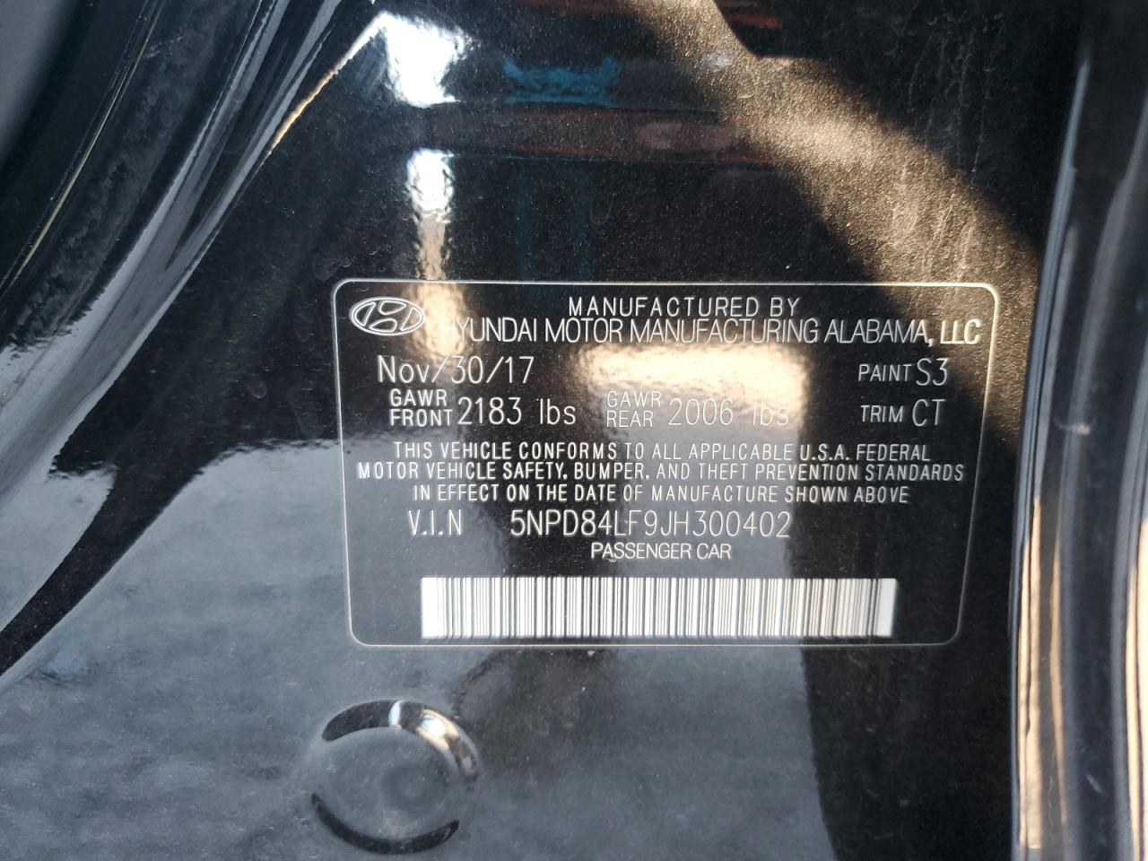 2018 Hyundai Elantra Sel VIN: 5NPD84LF9JH300402 Lot: 82296855