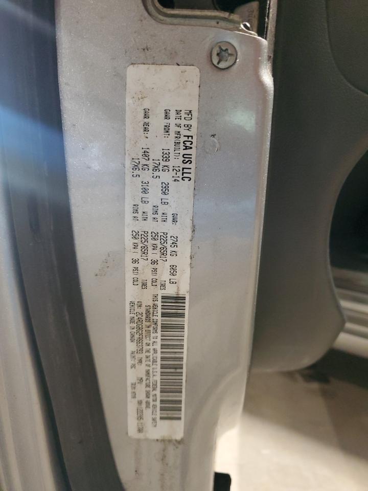 2015 Dodge Grand Caravan Se VIN: 2C4RDGBG2FR663793 Lot: 86190155