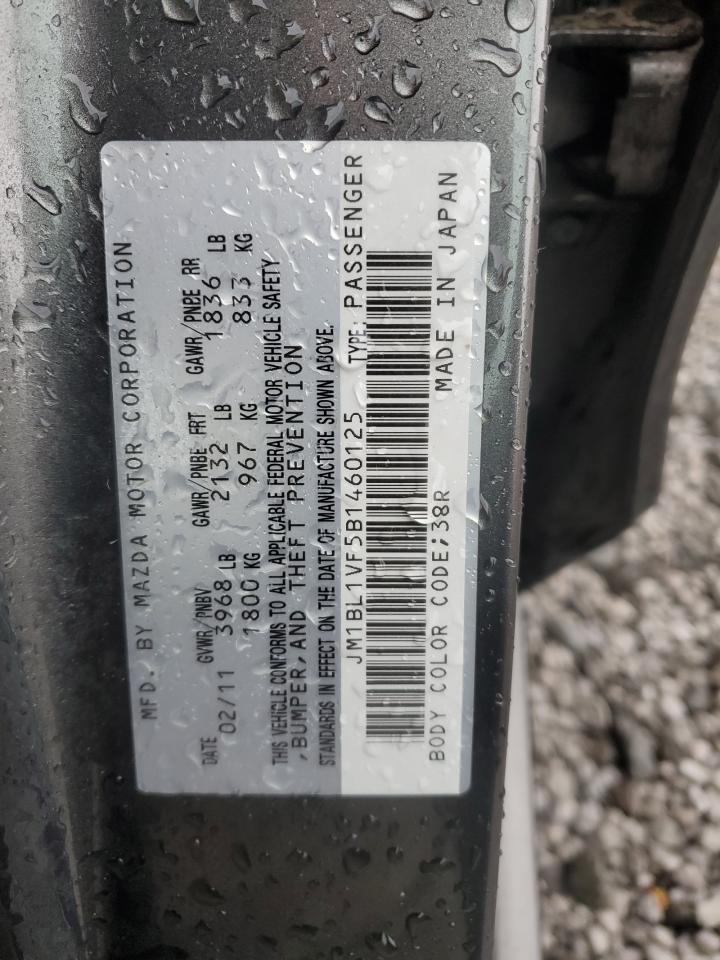 2011 Mazda 3 I VIN: JM1BL1VF5B1460125 Lot: 82508175