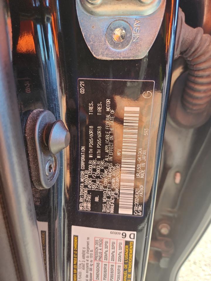 2021 Lexus Gx 460 Premium VIN: JTJAM7BX4M5290082 Lot: 87277295