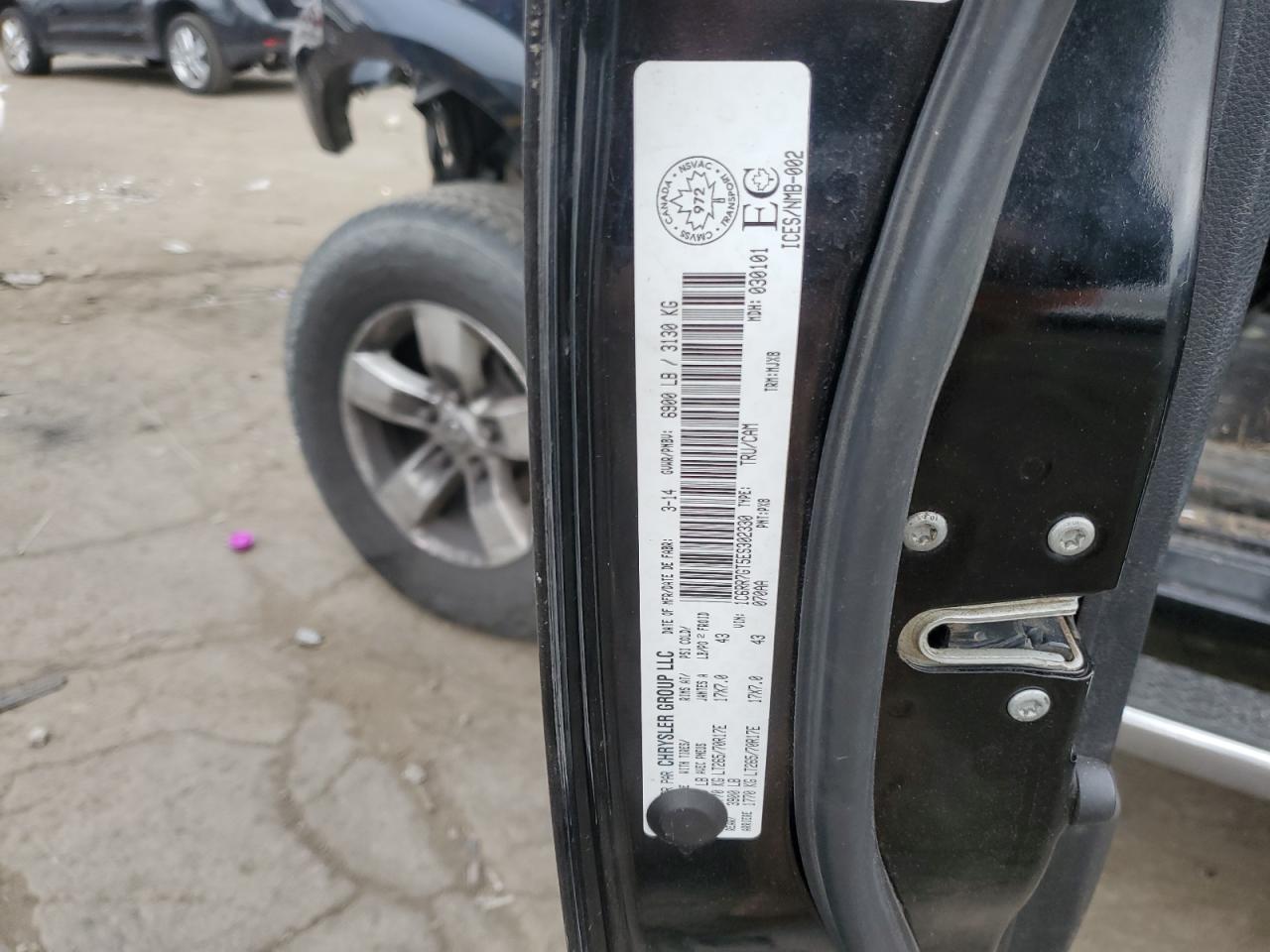 2014 Ram 1500 Slt VIN: 1C6RR7GT5ES302330 Lot: 85661045