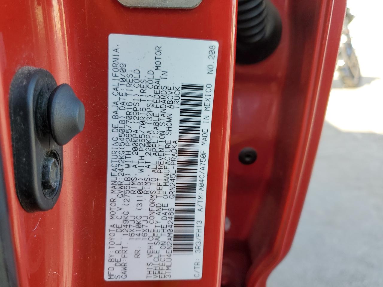 2010 Toyota Tacoma Double Cab VIN: 3TMLU4EN2AM042486 Lot: 82177755