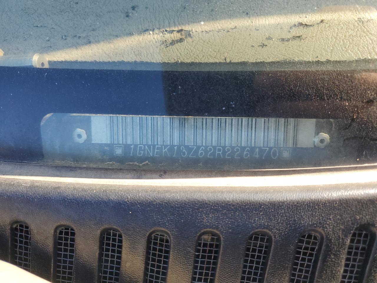 2002 Chevrolet Tahoe K1500 VIN: 1GNEK13Z62R226470 Lot: 86456925