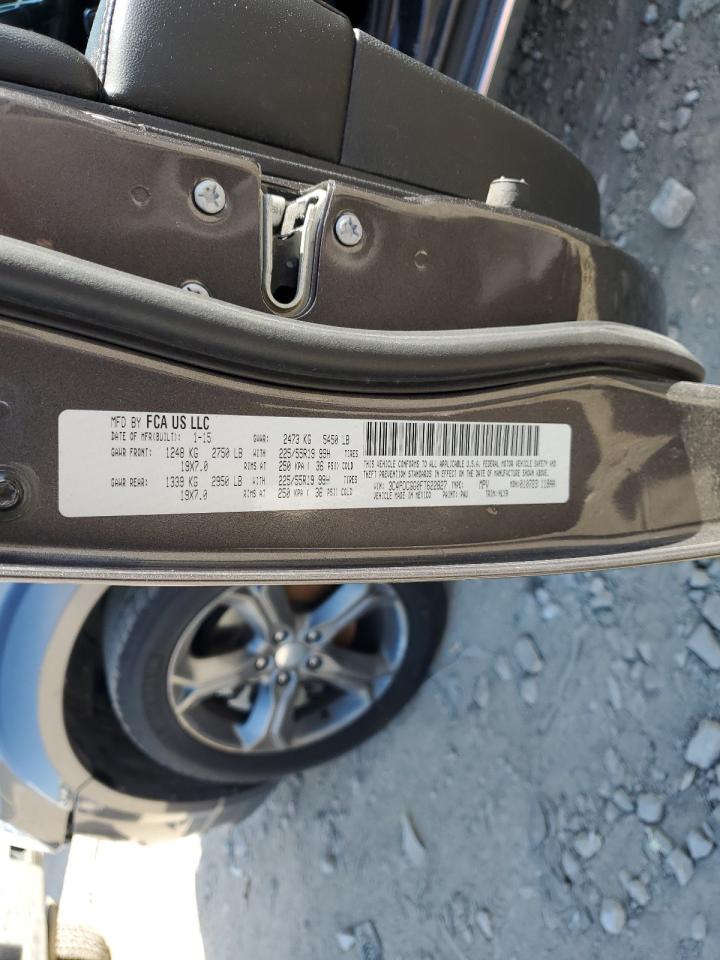 2015 Dodge Journey Crossroad VIN: 3C4PDCGG0FT622827 Lot: 86136335