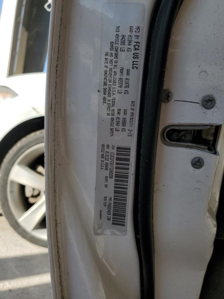 2015 Dodge Dart Gt VIN: 1C3CDFEB1FD266938 Lot: 86701365