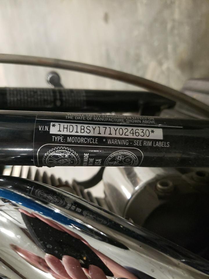 2001 Harley-Davidson Fxstd VIN: 1HD1BSY171Y024630 Lot: 84561055