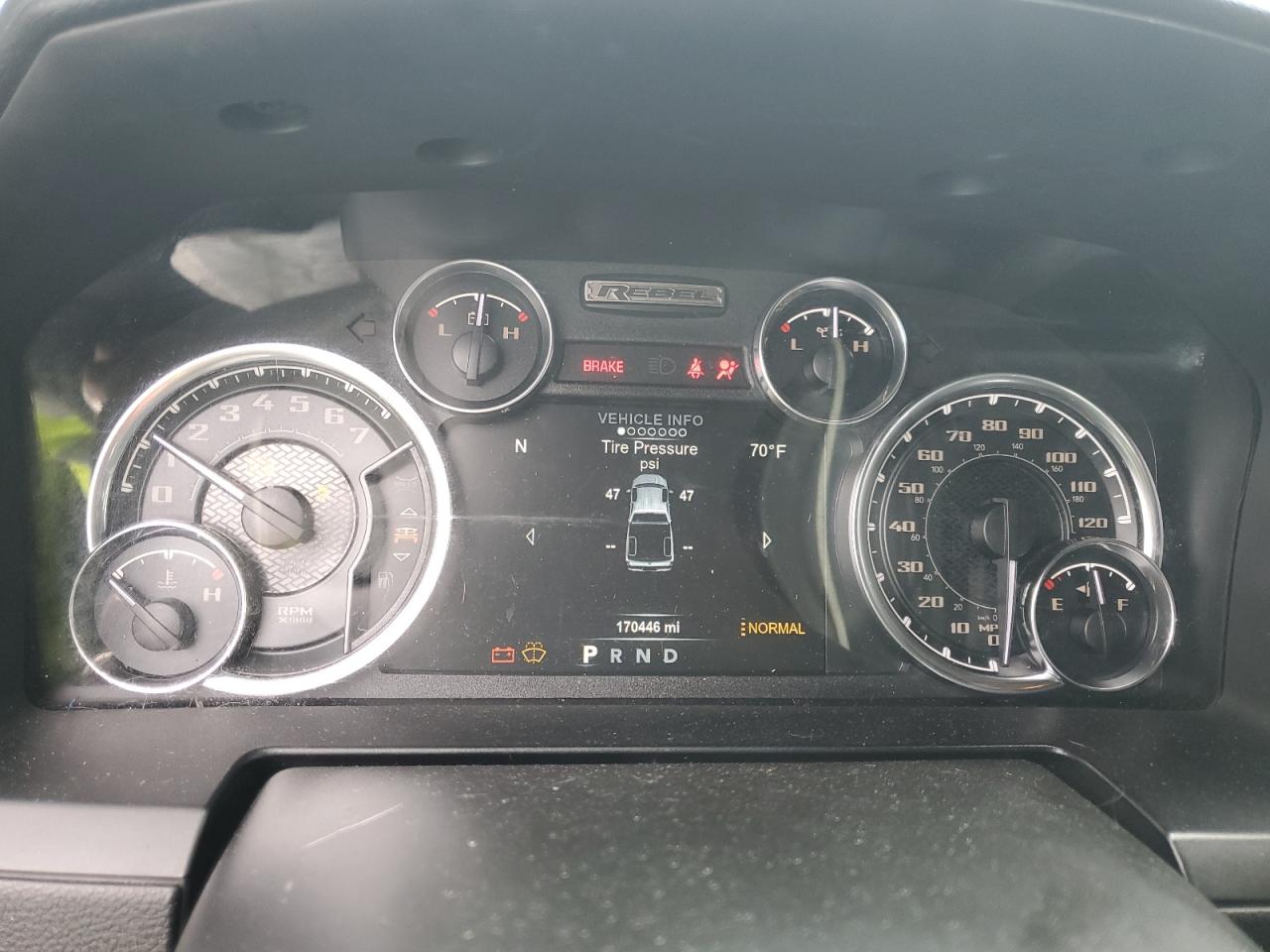 2017 Ram 1500 Rebel VIN: 1C6RR7YT0HS664827 Lot: 89809145