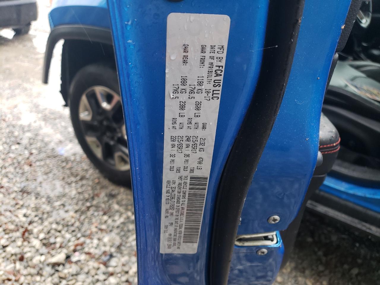 2018 Jeep Compass Trailhawk VIN: 3C4NJDDB6JT179252 Lot: 82262085