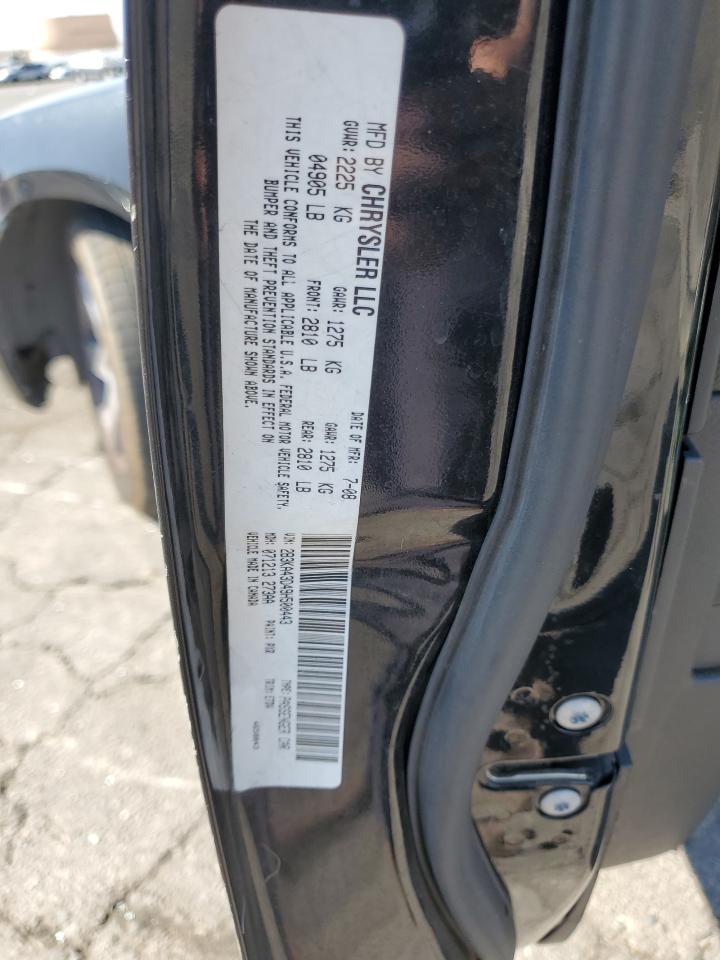 2009 Dodge Charger VIN: 2B3KA43D49H500443 Lot: 82191155