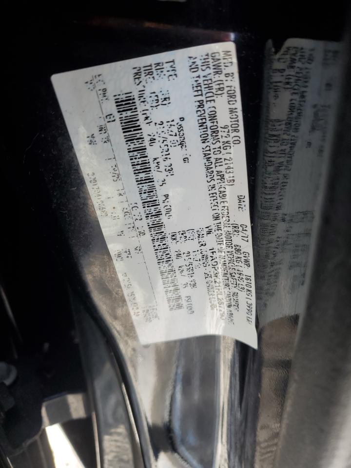 2017 Ford Focus Se VIN: 1FADP3K21HL267290 Lot: 86242825