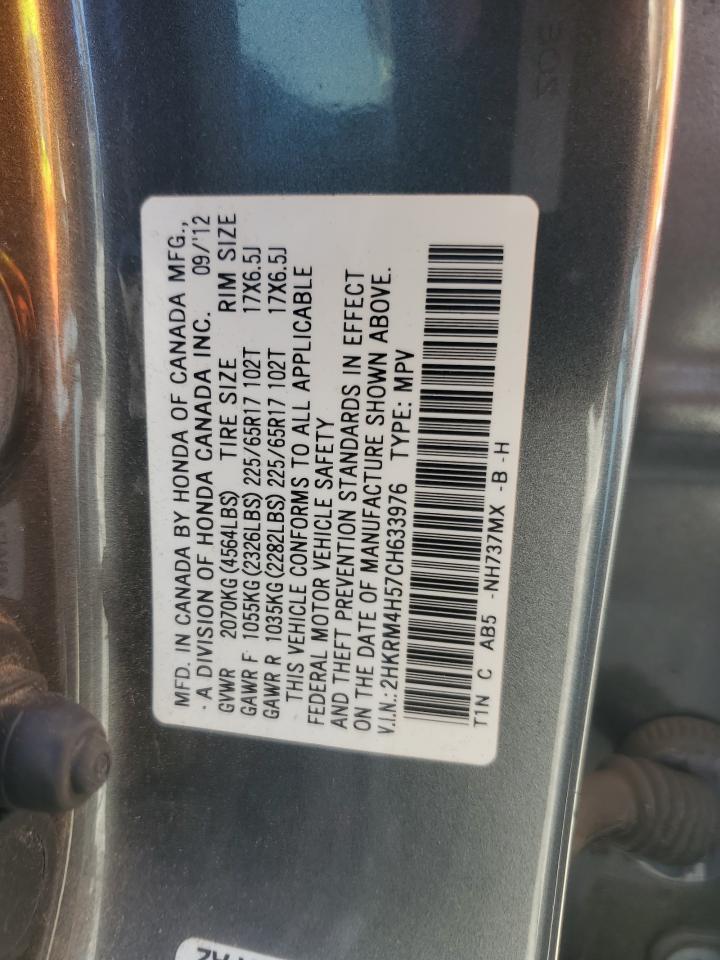 2012 Honda Cr-V Ex VIN: 2HKRM4H57CH633976 Lot: 84940665