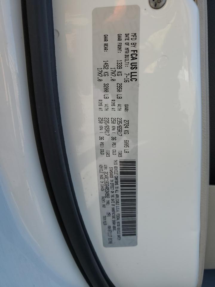 2017 Chrysler Pacifica Touring L VIN: 2C4RC1BG6HR534992 Lot: 82337715