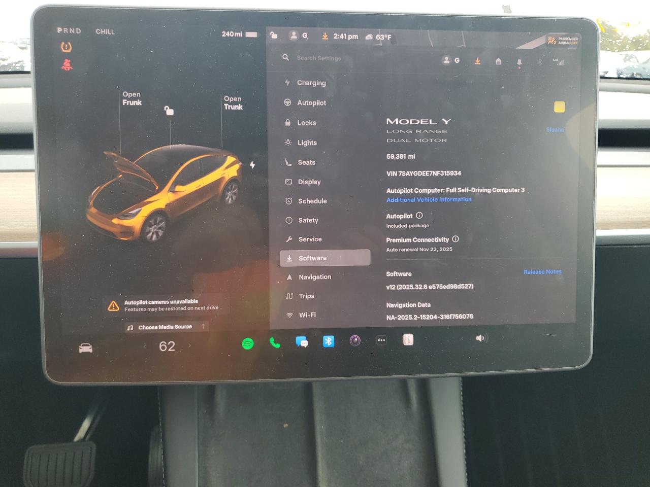 2022 Tesla Model Y VIN: 7SAYGDEE7NF315934 Lot: 82336115