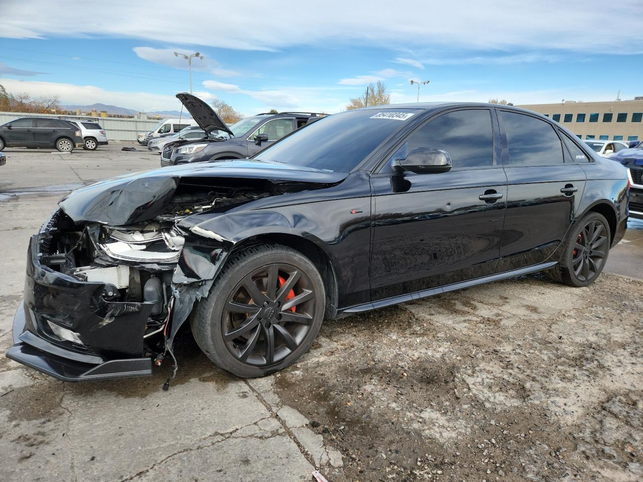 2014 Audi A4 Premium black null flexible WAUBFAFL0EN022912 photo #1