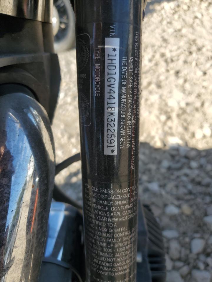 2008 Harley-Davidson Fxdc Daytona Custom VIN: 1HD1GV4418K322591 Lot: 83836695