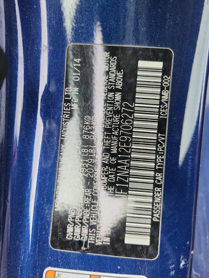 2014 Toyota Scion Fr-S VIN: JF1ZNAA12E9706272 Lot: 85375175