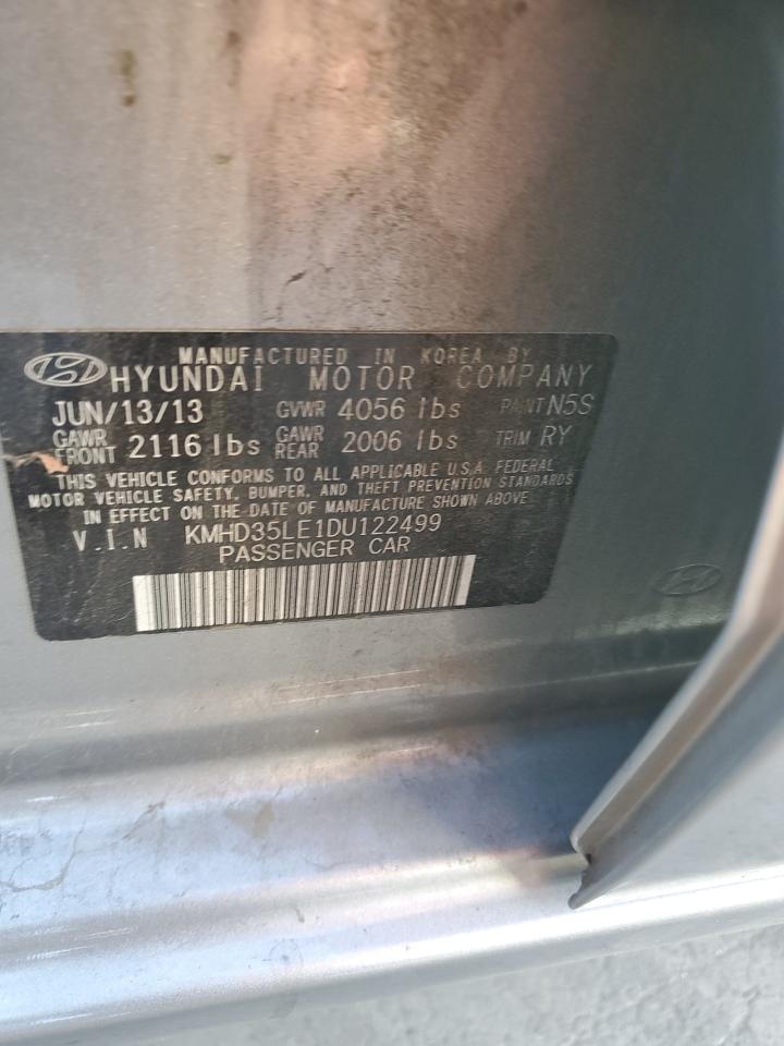2013 Hyundai Elantra Gt VIN: KMHD35LE1DU122499 Lot: 90813105