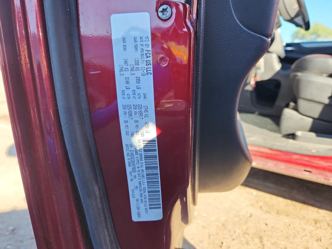 2019 Dodge Grand Caravan Gt VIN: 2C4RDGEG5KR578260 Lot: 90134185