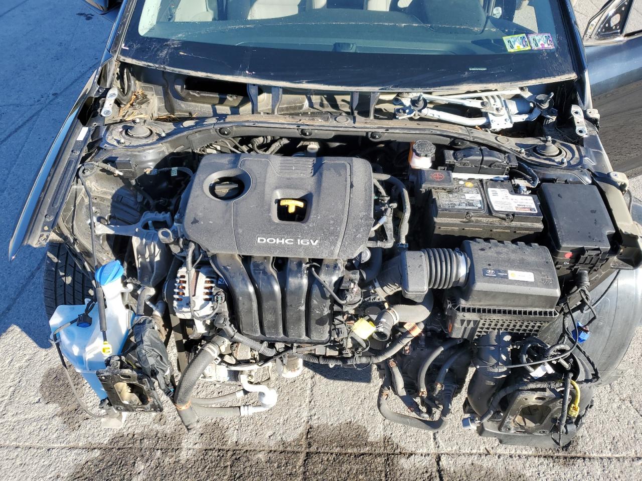 2017 Hyundai Elantra Se VIN: KMHD74LF0HU424878 Lot: 85875905